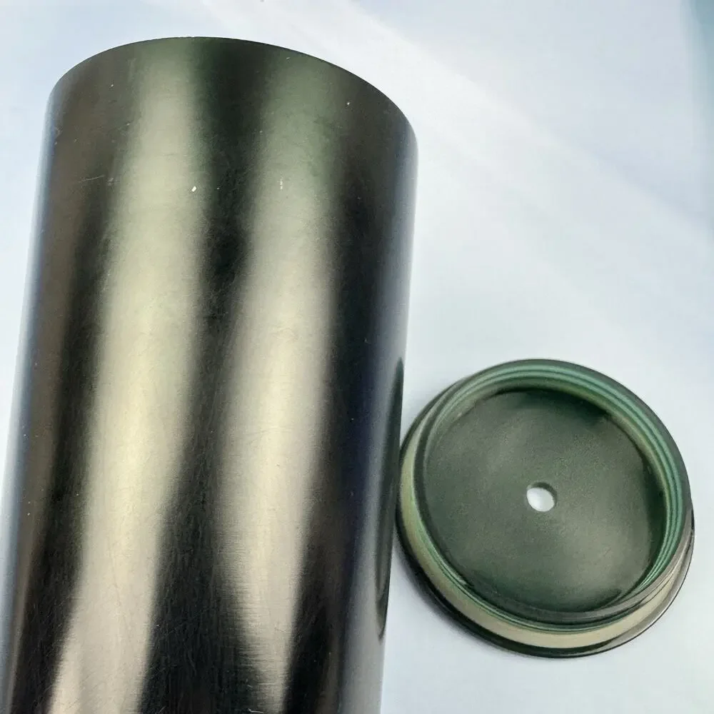 Starbucks Dark Green to Black Ombre Embossed Stainless Steel 24 oz Venti Tumbler
